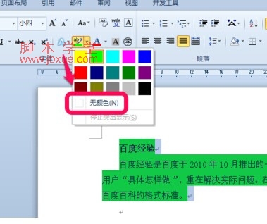ȥword2010ĵɫͼ8