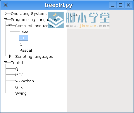 <a href=http://www.jb200.com/python/wxpythonhexinbujian/ target=_blank class=infotextkey>wxpythonĲ</a>wx.treectrl
