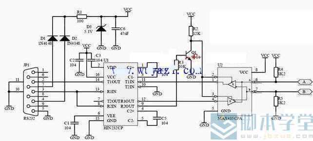 RS232תRS485ת·ͼ2