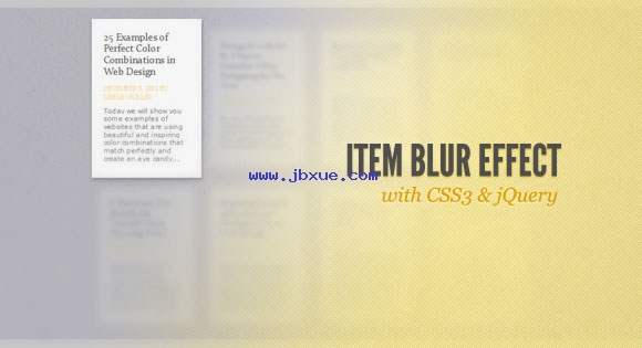 60+ Impressive Jquery Image Gallery, Lightbox, Tabs, Menu, Text Effects