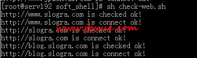 shell监控网站状态